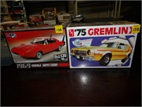 '69 Dodge Daytona & '75 Gremlin X model kits