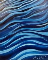Water Ripples (16" X 20" Canvas)