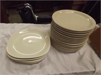 Syscoware (20) Plates (12) Bowls (4) Platter 18 Cu