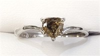 CertifiedPlatinum Rare Fancy Diamond(0.51ct) Ring