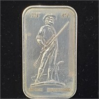 $250 Silver 1976 Year, Limited Edition Bar