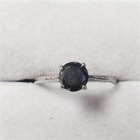 Certified10K  Black Diamond(0.87ct) Ring