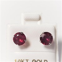 $260 10K  Ruby(2.1ct) Earrings
