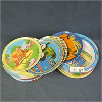 Plastic Childs Plates - McDonald's & Others