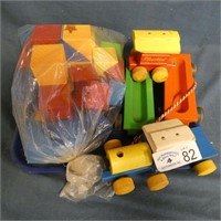 Playskool Wooden Toys & Plastic Blocks