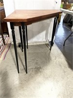 Corner table black legs & sewing machine cabinet