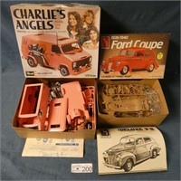 Charlie Angels 1/25 Scale Model & Ford Coupe