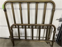 Brass bed