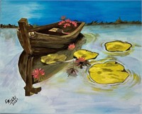 Lillypad Pond (16" X 20" Canvas)