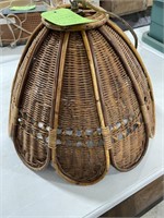 Vintage wicker lamp - needs wire