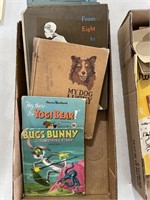 Box of vintage kids books