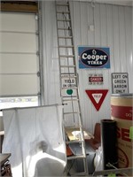 32' Aluminum extension ladder