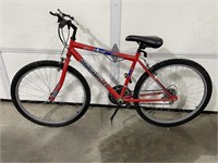 Red Men's Roadmaster bicycle