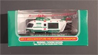 2011 New Hess mini helicopter never opened in box