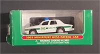 2003 New Hess mini patrol car never opened in Box
