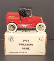 1918 1/25 scale no-key die-cast ERTL runabout bank