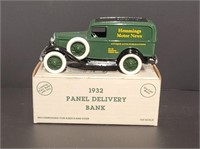 1932 ERTL Die-Cast metal panel delivery coin bank