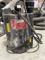Sump pump w/lots of hose (Utilitech 1/3 hp)