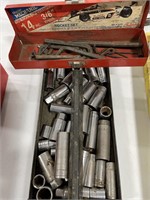 Box of sockets & allen wrenches