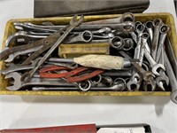 Box of combo wrenches