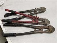 3 pair bolt cutters