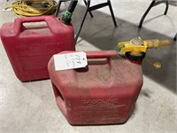 2 5-gallon gas cans