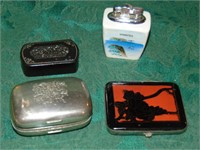 Vintage Cigarette Boxes and Table Top Lighter