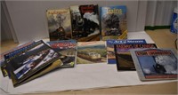 Collection of Train Books and Calendars