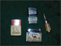 (4) Vintage Adv. Lighters