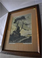 Signed Picture Marked 1934 -21" x 28"