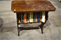 Wooden End Table Book Stand 24" x 12" x 24" High