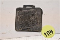 Canadian National Railways Baggage Tag *CC