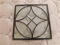 small leaded glass display
