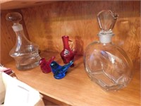 decanters,birds & pitcher