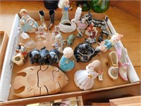 figurines,shoes & items