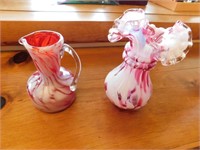 small vase & pitcher