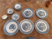 currier & ives dishes