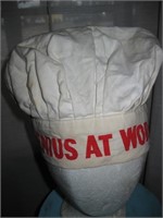 Retro 'Genius at Work' Chef Hat