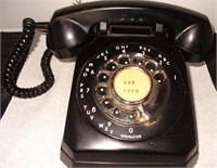 Vintage Blk Stromberg & Carlson Rotary Phone