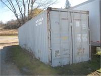 40ft Metal Cargo Container  8ft Wide  9.5ft Tall