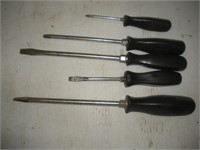 Snap on assorted Screwdrivers