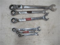Craftsman asst metric ratchiting wrenchs
