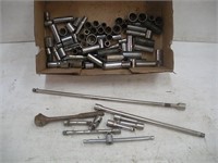Assorted 3/8 inch Ratchet and sockets