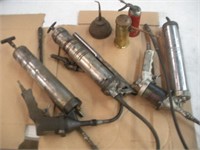 Grease Guns and Oil cans