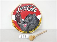 Hand-Painted Personalized Coca-Cola Drum (No Ship)