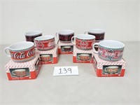 7 Enesco Coca-Cola Soup Mugs