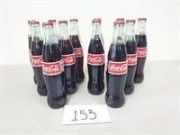 (12) 355mL Mexico Coca-Cola Bottles (No Ship)