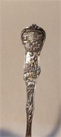 S. Dakota TeePee Sterling Silver Spoon 5.25" 22.6g