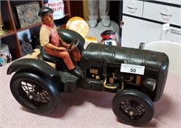 19" Vintage 1:8 Scale Tractor Model Display