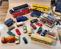 24 pc Germany HO Scale Model Truck/Car Lot